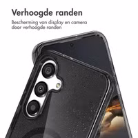 imoshion Sparkle Backcover met MagSafe Samsung Galaxy S24 - Glitter Zwart