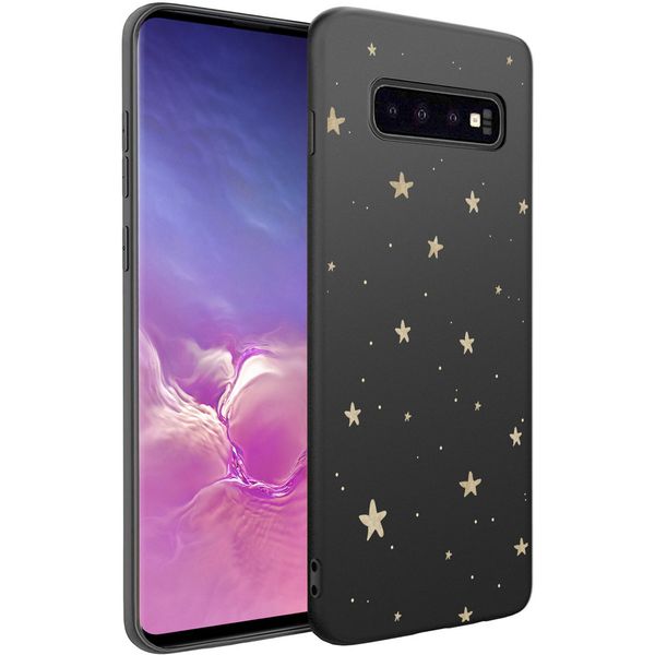 imoshion Design hoesje Samsung Galaxy S10 - Sterren / Zwart