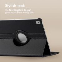 imoshion 360° Rotating Case Apple iPad 9 (2021) 10.2 inch / iPad 8 (2020) 10.2 inch / iPad 7 (2019) 10.2 inch - Black