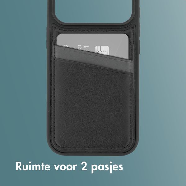 imoshion Backcover met kaarthouder en stand Apple iPhone 18 Pro / 17 Pro - Zwart