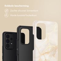 Selencia Vivid Backcover Samsung Galaxy A53 - Golden Beige Marble