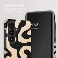 Selencia Vivid Backcover met MagSafe Samsung Galaxy S26 Plus - Art Wave Black