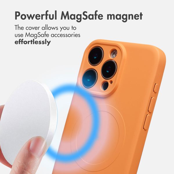 imoshion Colour Back Cover with MagSafe Apple iPhone 15 Pro Max - Orange