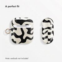 Selencia Vivid case  Apple AirPods 1 / 2 - Art Wave Black