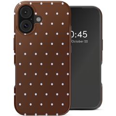 Selencia Vivid Case with MagSafe Apple iPhone 17 - Happy Dots Chocolate