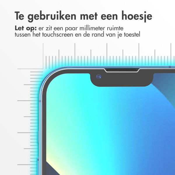 Accezz Gehard Glas Screenprotector 2-pack Apple iPhone 13 Mini
