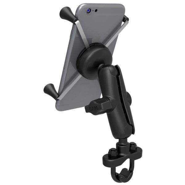 RAM Mounts X-Grip® U-Bolt telefoonhouder fiets/motor/scooter - Universeel - Groot - Zwart