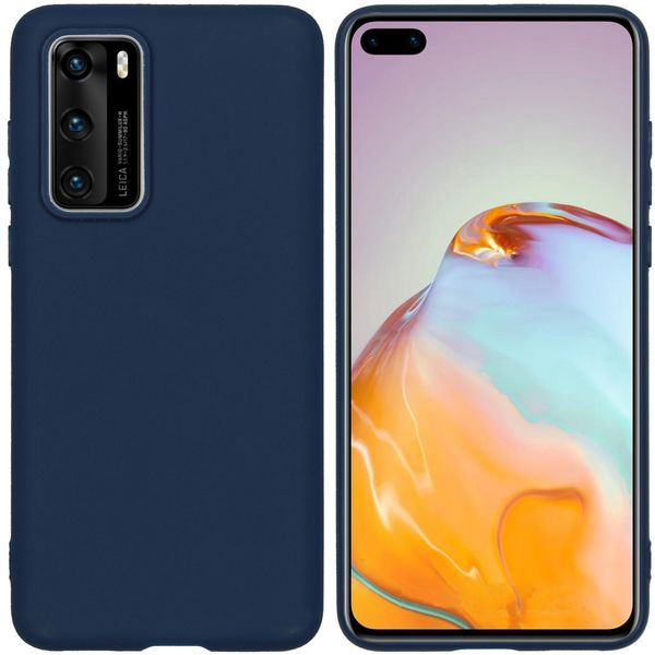 imoshion Color Backcover Huawei P40 - Donkerblauw