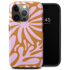 Selencia Vivid Tough Backcover iPhone 15 Pro - Modern Bloom Pink