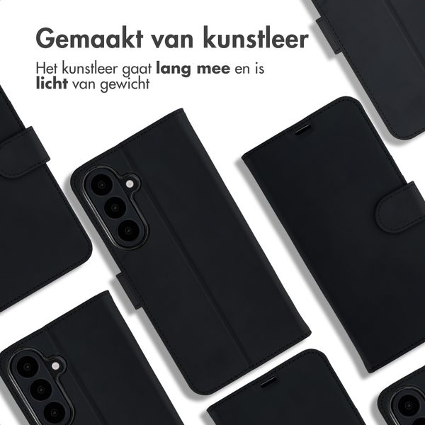 Accezz Wallet Softcase Bookcase Samsung Galaxy S26 FE - Zwart