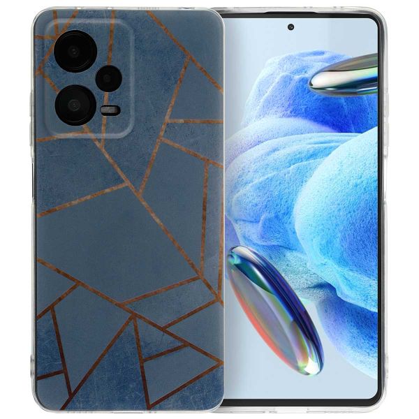 imoshion Design hoesje Xiaomi Redmi Note 12 Pro - Blue Graphic