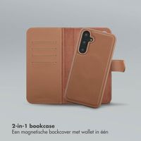 Selencia Olyn Uitneembare Bookcase met MagSafe Samsung Galaxy A55 - Bruin