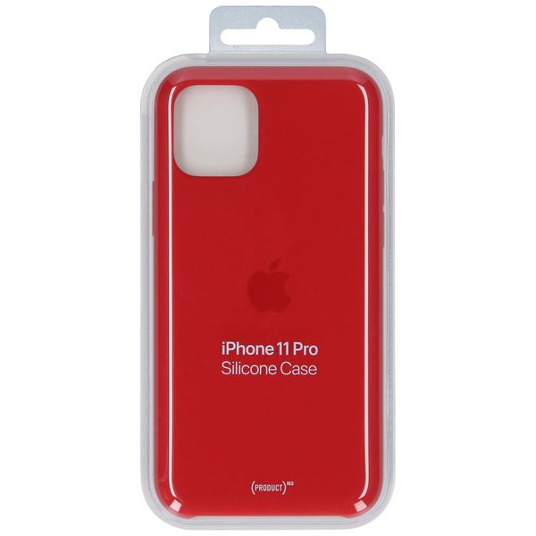 Apple Silicone Backcover Apple iPhone 11 Pro - Red