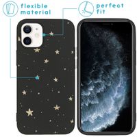 imoshion Design hoesje iPhone 12 Mini - Sterren / Zwart