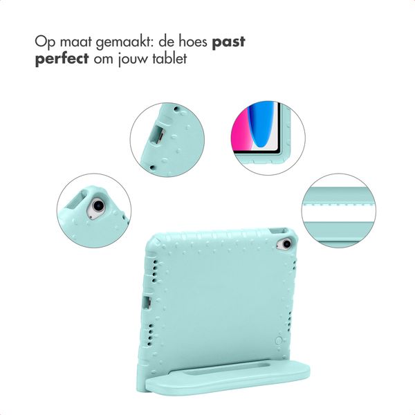 imoshion Kidsproof Backcover met handvat Apple iPad 11 (2025) 11 inch A16 / iPad 10 (2022) 10.9 inch - Soft Blue
