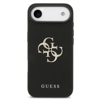 Guess Big 4G Logo Backcover Grained Apple iPhone Air - Zwart