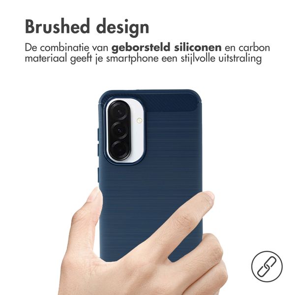 imoshion Brushed Backcover Samsung Galaxy A37 (5G) - Blauw