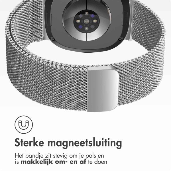imoshion Milanees magnetisch bandje Samsung Galaxy Watch 8 (40/44mm) / Classic (46mm) - Zilver