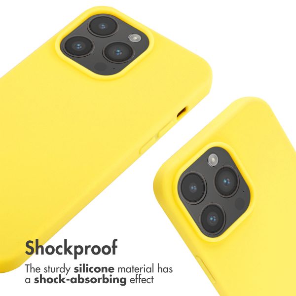 imoshion Silicone Case with Strap Apple iPhone 14 Pro Max - Yellow