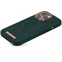 Njorð Collections Salmon Leather MagSafe Case iPhone 13 Pro - Dark Green