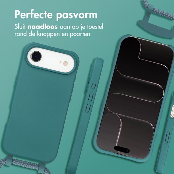 imoshion Color Backcover met afneembaar koord met MagSafe Apple iPhone Air - Donkergroen