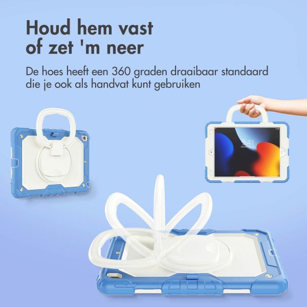 imoshion Rugged Kidsproof Backcover Apple iPad 9 (2021) 10.2 inch / iPad 8 (2020) 10.2 inch / iPad 7 (2019) 10.2 inch - Blauw
