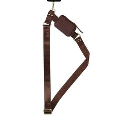 Selencia Telefoonkoord met Klein Tasje - Mocha Brown