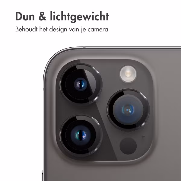 imoshion 2 Pack Camera lens protector Apple iPhone 14 Pro / 14 Pro Max - Grijs