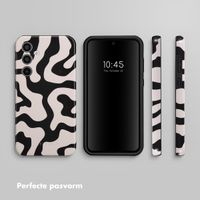Selencia Vivid Backcover Samsung Galaxy A35 - Art Wave Black