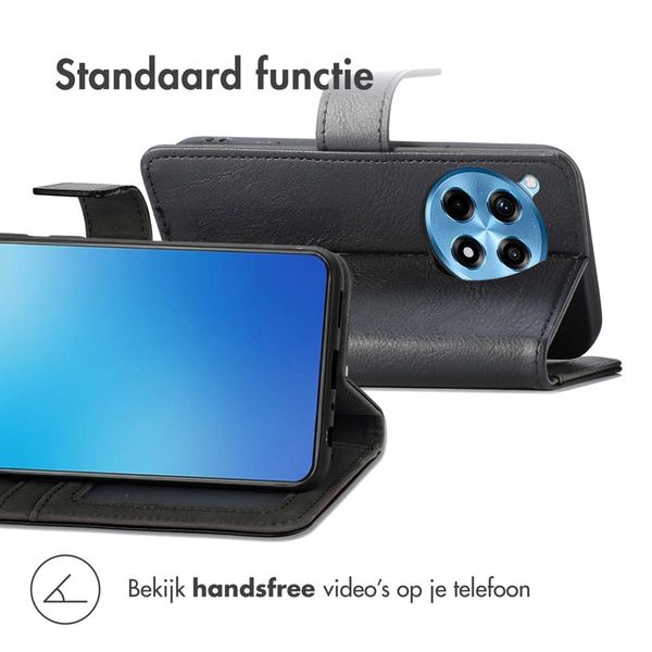 imoshion Luxe Bookcase OnePlus 12R - Zwart