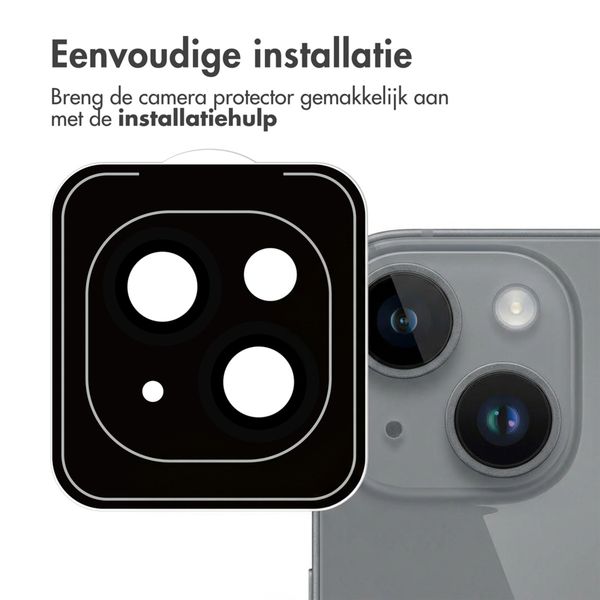 imoshion 2 Pack Camera lens protector Apple iPhone 15 / 15 Plus - Zwart