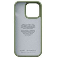 Njorð Collections Suède Comfort+ Case iPhone 14 Pro - Olive