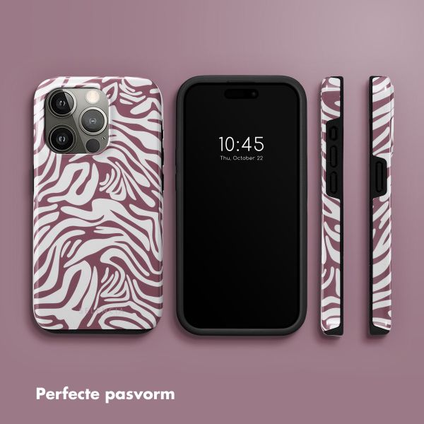 Selencia Vivid Backcover Apple iPhone 15 Pro - Trippy Swirl Dark Rose