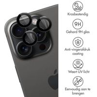 imoshion 2 Pack Camera lens protector Apple iPhone 15 Pro / 15 Pro Max - Black Titanium