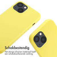 imoshion Siliconen hoesje met koord iPhone 13 - Geel