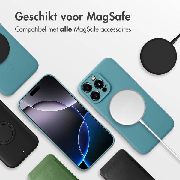imoshion Color Backcover met MagSafe Apple iPhone 16 Pro Max - Smoke Green
