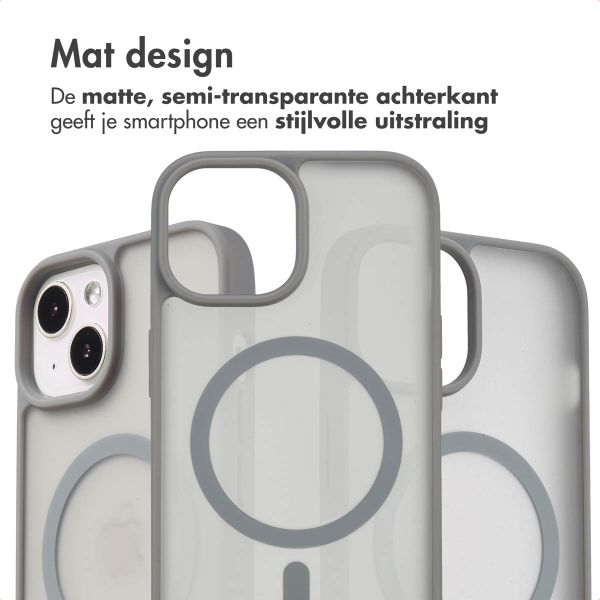 imoshion Color Guard Backcover met MagSafe iPhone 13 / 14 - Grijs