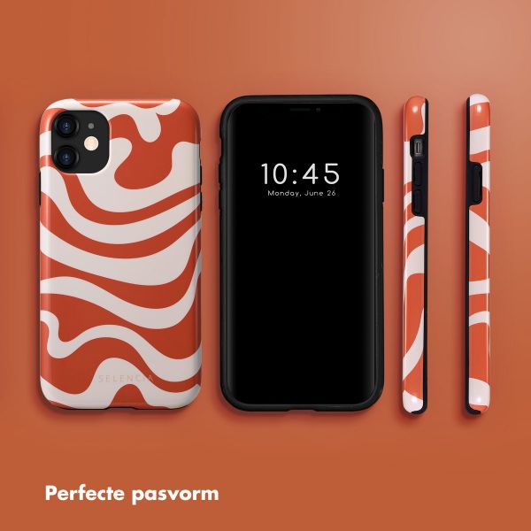 Selencia Vivid Backcover Apple iPhone 11 - Dream Swirl Orange