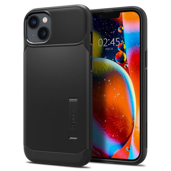 Spigen Slim Armor Backcover iPhone 14 Plus - Zwart