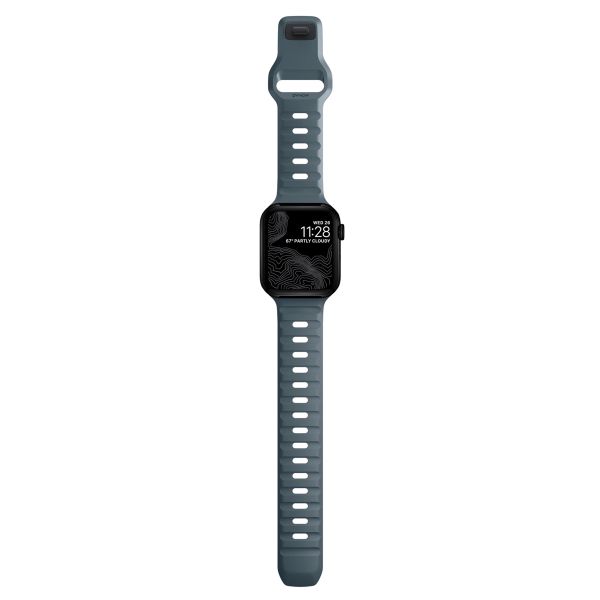Nomad Sport band FKM Apple Watch Series 1 t/m 9 / SE (38/40/41 mm) | Series 10 / 11 (42 mm) - Marine Blue