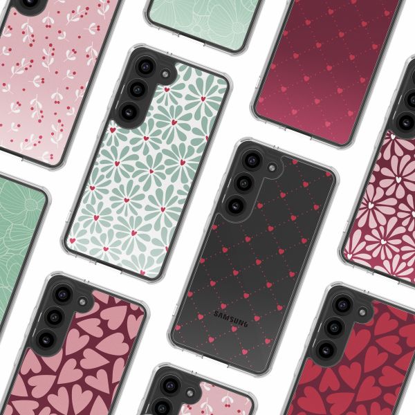 imoshion Design hoesje Samsung Galaxy S23 - Bloom Love Sage Green