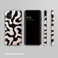 Selencia Vivid Tough Backcover Samsung Galaxy A51 - Art Wave Black