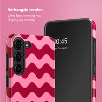 Selencia Vivid Tough Backcover Samsung Galaxy S23 - Wave Vibes Lipstick