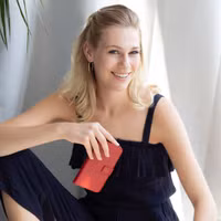 Selencia Echt Leren Bookcase Samsung Galaxy S20 FE - Rood