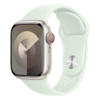 Apple Sport Band Apple Watch Series 1 t/m 9 / SE (38/40/41 mm) | Series 10 / 11 (42 mm) - Maat M/L - Soft Mint
