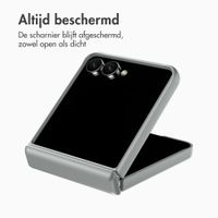 Accezz Color Backcover met MagSafe en Ringstand Samsung Galaxy Z Flip 8 - Grijs