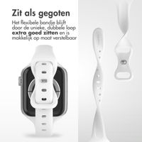 imoshion Slim siliconen bandje Apple Watch Series 1 t/m 11 / SE / Ultra (44/45/46/49 mm) - Wit