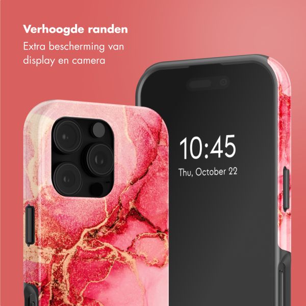 Selencia Vivid Backcover met MagSafe Apple iPhone 16 Pro Max - Rosy Marble