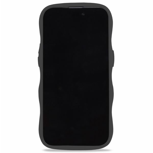 Holdit Wavy Case iPhone 15 Pro - Black / Mirror