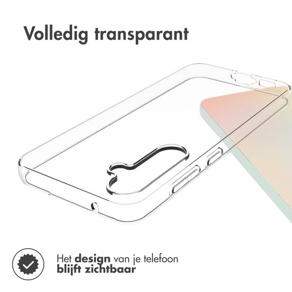Accezz Clear Backcover Samsung Galaxy S23 FE - Transparant